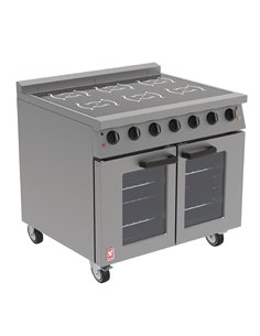 Falcon Dominator One Series 6 zone Induction Range on Castors E163i