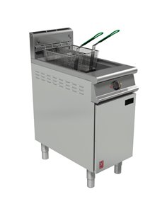 Falcon Dominator Plus Twin Basket Fryer & Fryer Angel Propane Gas