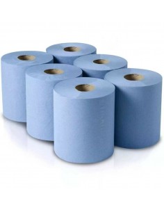 Blue Centrefeed Rolls Paper Roll 2ply 120m 6 Pack