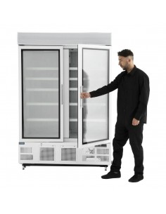 Polar GH507 Upright Display Freezer 2 Door 920Ltr 2
