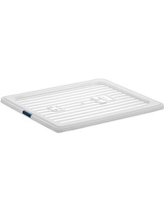 Polypropylene Gastronorm Pan Lid GN1/2 Clear | Stalwart DA-GNPPL12