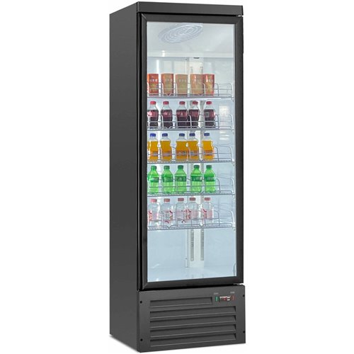 Commercial Display Refrigerator with Glass door 600 litres Black | Stalwart DA-KXG750