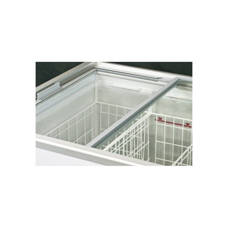 Prodis NV5 Vista Sliding Glass Lid Display Freezer with 8 Baskets 534