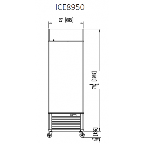 Atosa ICE8950 Single Door Upright... Atosa ICE8950 Single Door Upright...