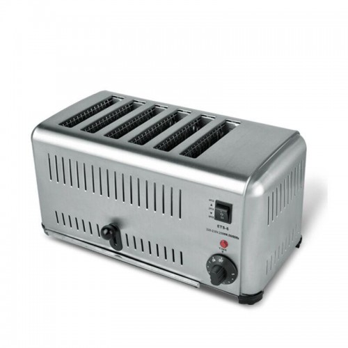 Commercial 6 Slot Toaster with 2 years parts and labour warranty