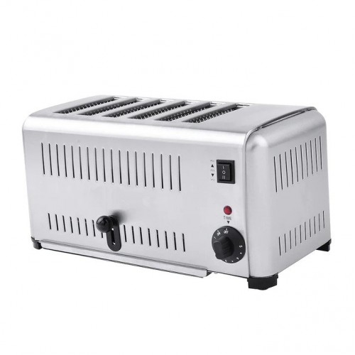 Commercial 6 Slot Toaster with 2 years parts and labour warranty