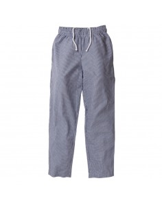 Chef Works Easyfit Pants Small Blue Check XS