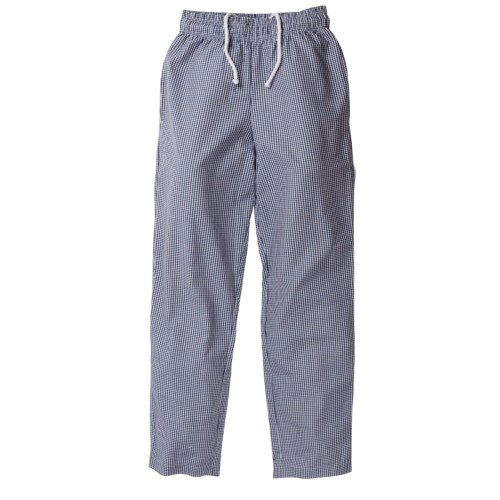 Chef Works Easyfit Pants Small Blue Check XS