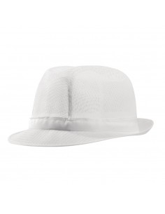 Trilby Hat White L