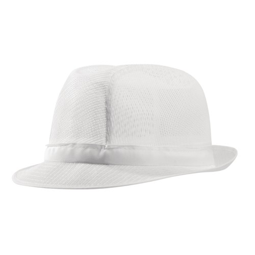 Trilby Hat White M