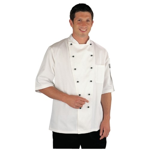 Chef Works Marche Chef Jacket Short Sleeve S