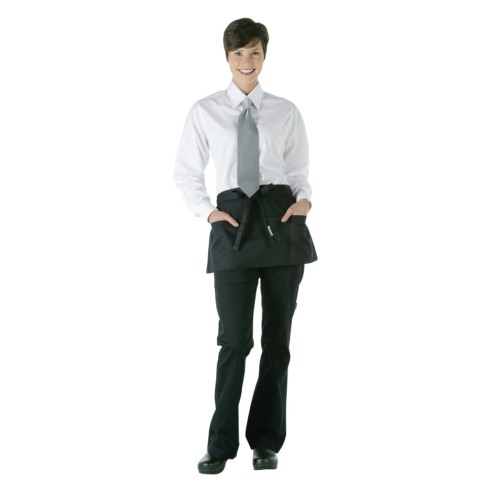 Uniform Works Short Bistro Apron Black