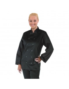 Whites Vegas Chefs Jacket Long Sleeve Black XS