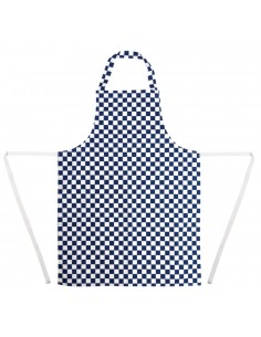 Whites Apron Blue And White Check