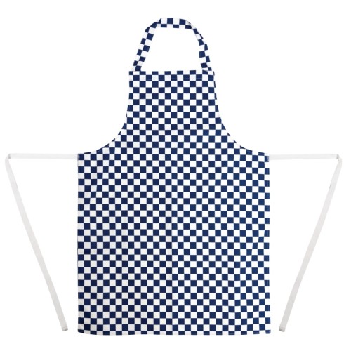 Whites Apron Blue And White Check