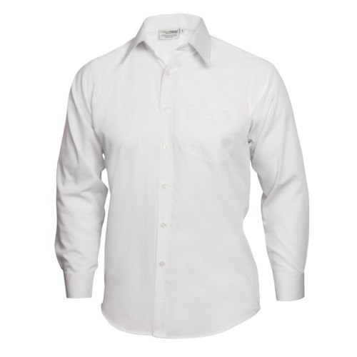 Uniform Works Dress Shirt Long Sleeve White L