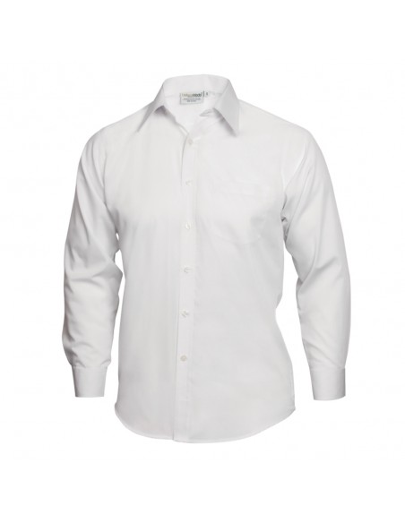Uniform Works Dress Shirt Long Sleeve White L