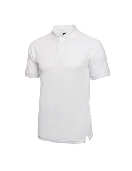 Unisex Polo Shirt White M | A734-M | Next Day Catering