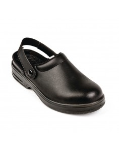 Lites Unisex Safety Clogs Black