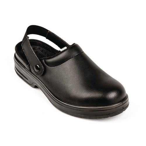 Lites Unisex Safety Clogs Black