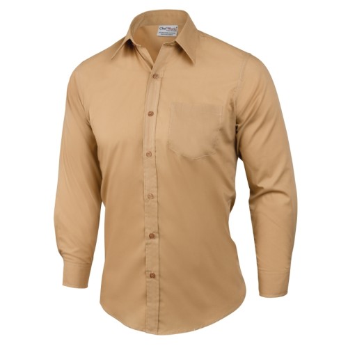 Uniform Works Dress Shirt Tan XXL