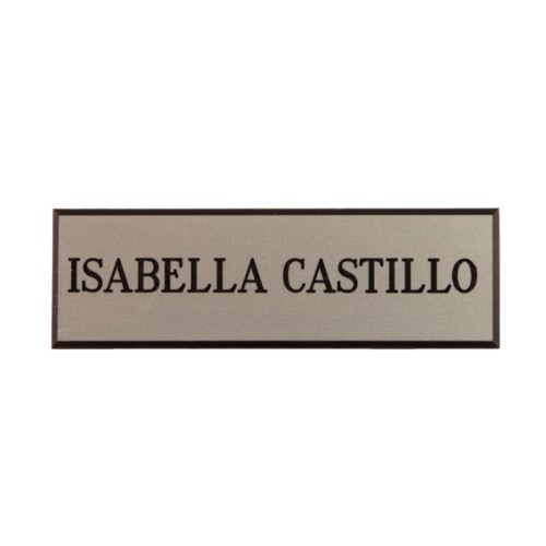 Name Badges Silver
