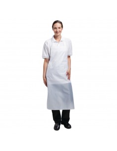 Whites Waterproof Bib Apron White