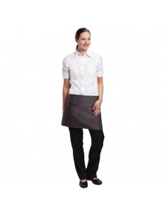 Uniform Works Short Bistro Apron Charcoal