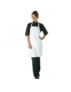 Chef Works Bib Apron White