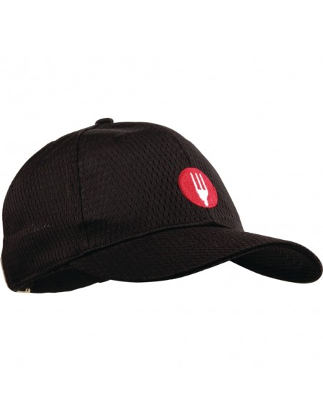Chef Works Cool Vent Baseball Cap Black
