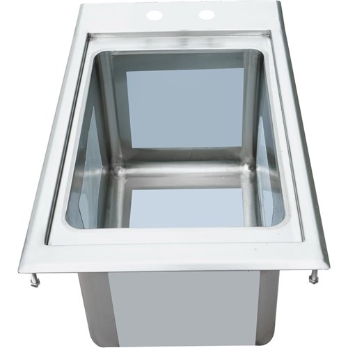 Drop-in Bar Sink 1 bowl Stainless steel | Stalwart DIBS1FB101410 Drop-in Bar Sink 1 bowl Stainless steel | Stalwart DIBS1FB101410