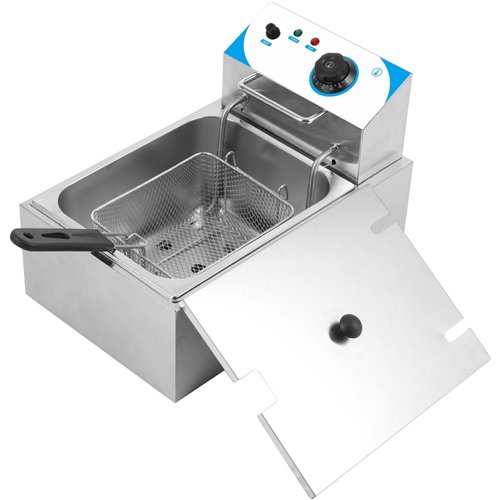 Commercial Fryer Single Electric 10 litre 2.5kW Countertop | Stalwart WHCDFS