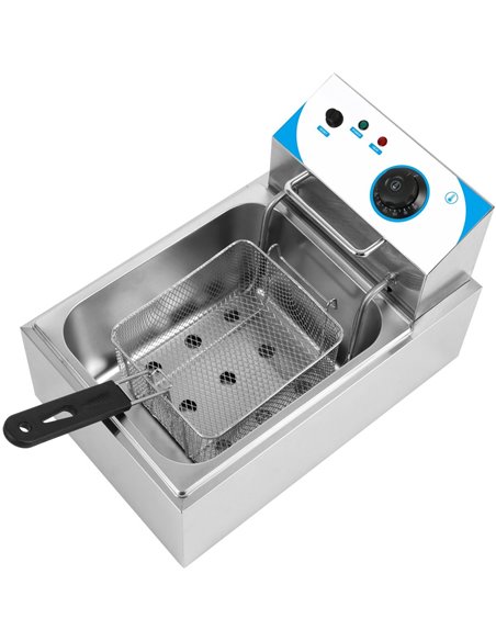 Commercial Fryer Single Electric 10 litre 2.5kW Countertop | Stalwart WHCDFS