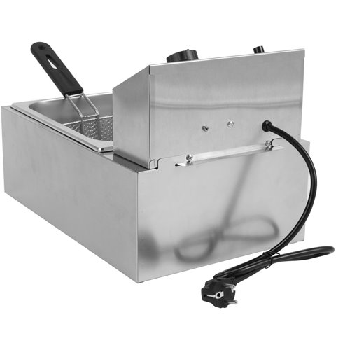 Commercial Fryer Single Electric 10 litre 2.5kW Countertop | Stalwart WHCDFS