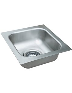 Undermount Sink 1 bowl Stainless steel | Stalwart UMSB1DB090905318