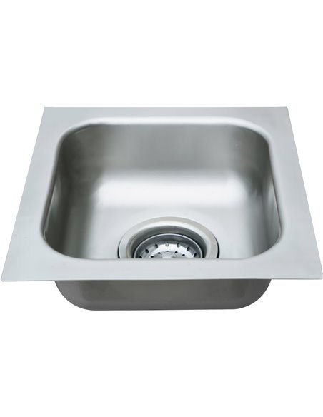 Undermount Sink 1 bowl Stainless steel | Stalwart UMSB1DB090905318