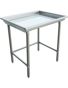 Commercial Stainless Steel Dish Sorting Table 914mm Width | Stalwart SRT36