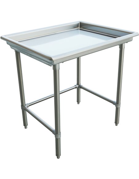 Commercial Stainless Steel Dish Sorting Table 914mm Width | Stalwart SRT36