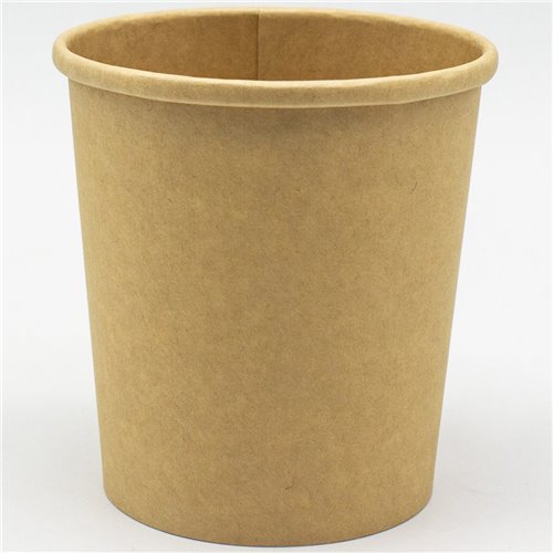 500pcs Kraft Soup Bowl 16oz/473ml PE | Stalwart KSB16OZ