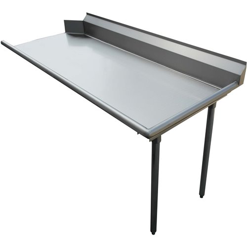 Commercial Stainless steel Pass Through Dishwasher Table Left 1219mm Width | Stalwart CDT48L