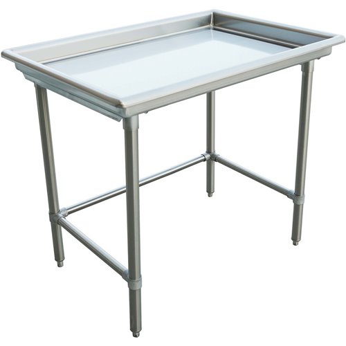 Commercial Stainless Steel Dish Sorting Table 1219mm Width | Stalwart SRT48