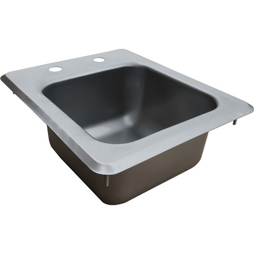 Drop-in Sink 1 bowl Stainless steel | Stalwart DIS1DB090905