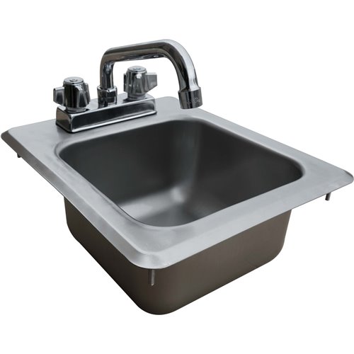 Drop-in Sink 1 bowl Stainless steel | Stalwart DIS1DB090905