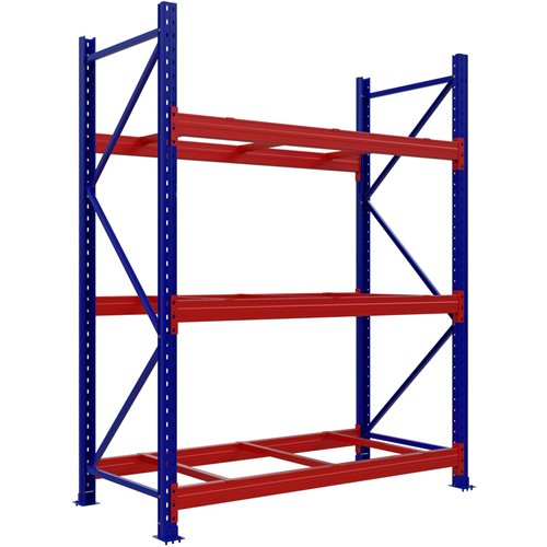 Heavy Duty Pallet Racking Starter Unit 2400x1100x4000mm 3 Tier | Stalwart WR02240110400START