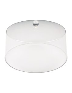 Olympia Kristallon Polycarbonate Display Cover Clear 308(Ø) x 190(H)mm