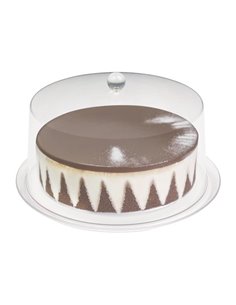 Olympia Kristallon Polycarbonate Display Cover Clear 308(Ø) x 190(H)mm 2