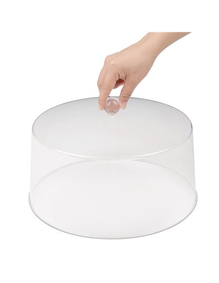 Olympia Kristallon Polycarbonate Display Cover Clear 308(Ø) x 190(H)mm