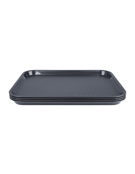 Olympia Kristallon Foodservice Tray Charcoal 265 x 345mm
