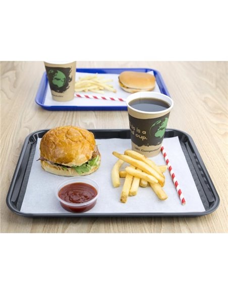 Olympia Kristallon Foodservice Tray Charcoal 265 x 345mm