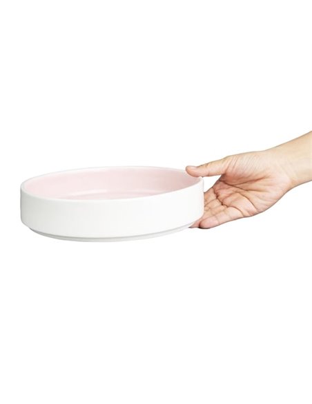 Olympia Fondant Bowl Pink - 215mm 8 1/2" (Box 4)